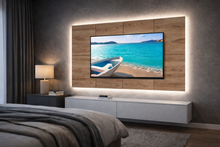 Lade das Bild in den Galerie-Viewer, TV- Wand aus Eiche (Astig)