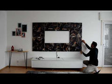 Laden und Abspielen von Videos im Galerie-Viewer, TV- Wand im Altholz-Stil