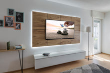 Lade das Bild in den Galerie-Viewer, TV- Wand aus Eiche (Astig)