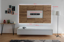 Lade das Bild in den Galerie-Viewer, TV- Wand aus Eiche (Astig)