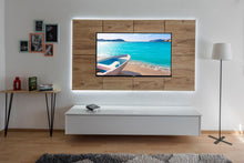 Lade das Bild in den Galerie-Viewer, TV- Wand aus Eiche (Astig)
